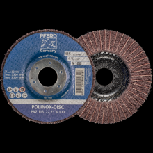 Pferd Inc. 44692264 - PFERD POLINOX® Fibre-backing disc, 4-1/2"x3/4x7/8, Interleaved,100 Grit,Aluminum oxide