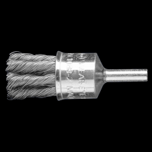 Pferd Inc. 43740052 - PFERD Knot Wire End Brush PSF 3/4" Dia. .014 Carbon Steel 1/4" Shank