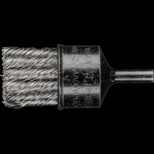 Pferd Inc. 43740055 - PFERD Knot Wire End Brush PSF 1" Dia. .020 Stainless Steel 1/4" Shank