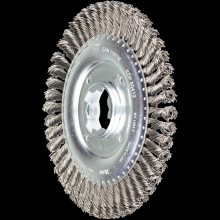 Pferd Inc. 43302521 - PFERD Stringer Bead Wheel Brush 4-7/8" Dia .020 Carbon Steel X-LOCK