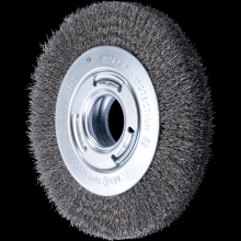 Pferd Inc. 43740015 - PFERD Crimped Wire Wheel Brush PSF 6" .014 Carbon Steel 1-1/4" Arbor