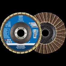 Pferd Inc. 44694111 - PFERD POLIVLIES® Non-Woven Flap Disc, 5" x 7/8, 100 Grit, Coarse, Aluminum oxide