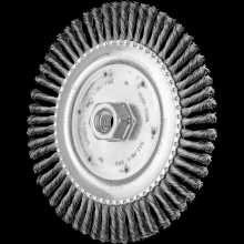 Pferd Inc. 79182494 - PFERD Stringer Bead Wheel Brush 6-7/8" Dia .020 Carbon Steel 5/8-11" Thread