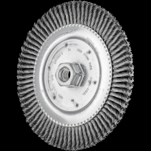 Pferd Inc. 79182495 - PFERD Stringer Bead Wheel Brush 6-7/8" Dia .020 Carbon Steel 5/8-11" Thread