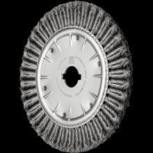 Pferd Inc. 79182019 - PFERD COMBITWIST® Knot Wire Wheel Brush 14" Dia. .020 Carbon Steel 2" Keyed Arbor