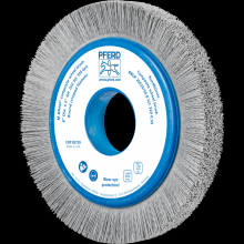 Pferd Inc. 79183729 - PFERD M-BRAD® Composite Wheel Brush 8" Dia. .022/320 Grit Silicon Carbide 2" Arbor