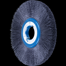 Pferd Inc. 79184138 - PFERD M-BRAD® Composite Wheel Brush 10" Dia. .022/120 Grit CO 2" Keyed Arbor