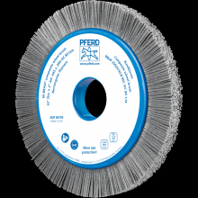 Pferd Inc. 79183739 - PFERD M-BRAD® Composite Wheel Brush 10" Dia. M-BRAD® Silicon Carbide 2" Arbor