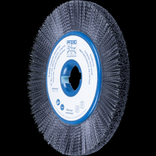 Pferd Inc. 79184145 - PFERD M-BRAD® Composite Wheel Brush 12" Dia. .040/120 Grit CO 2" Keyed Arbor