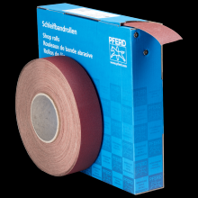 Pferd Inc. 45016115 - PFERD Shop Roll, Resin over Resin Heavy-Duty,1-1/2" x 50 yards,150 Grit,Aluminum oxide