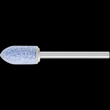 Pferd Inc. 35112281 - PFERD Vitrified Mounted Point, TOUGH, 3/8" x 3/4, 80 Grit, B52,Ceramic Oxide,1/8"Shank