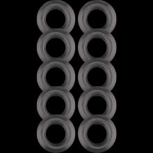 Pferd Inc. 22000022 - PFERD 4-1/2"/5" ALUMASTER HICOAT® Carbide Insert Set - 10 Inserts