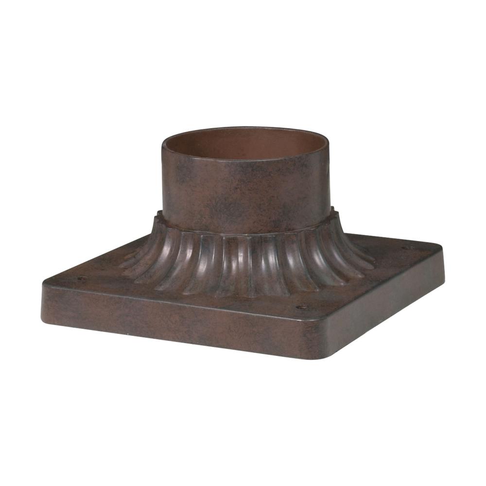 ALUMINUM POST BASE OLD BRONZE<span class=' ItemWarning' style='display:block;'>Item is usually in stock, but we&#39;ll be in touch if there&#39;s a problem<br /></span>