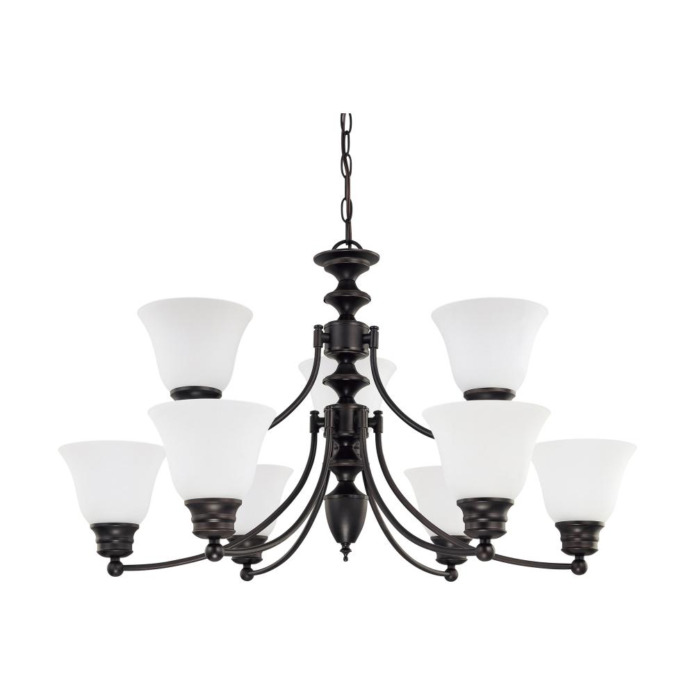 EMPIRE 9 LIGHT 32&#34; CHANDELIER<span class=' ItemWarning' style='display:block;'>Item is usually in stock, but we&#39;ll be in touch if there&#39;s a problem<br /></span>