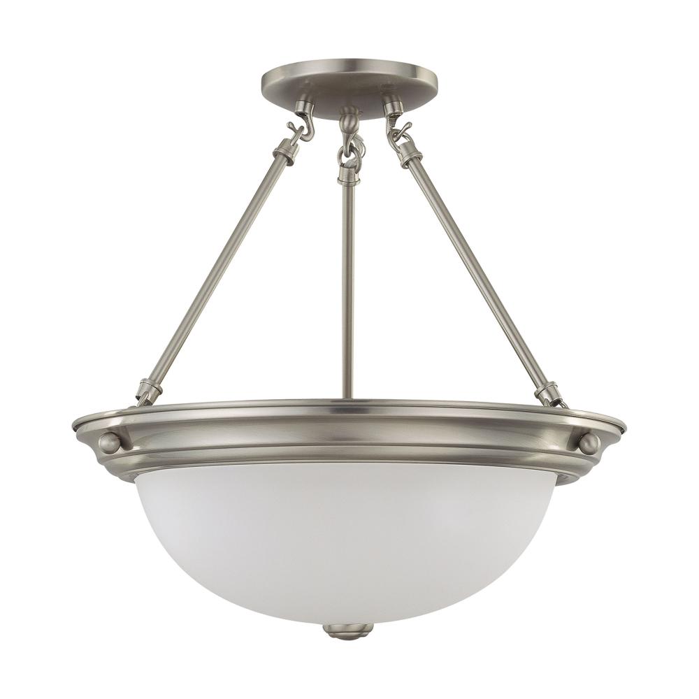 3 LIGHT 15&#34; SEMI-FLUSH<span class=' ItemWarning' style='display:block;'>Item is usually in stock, but we&#39;ll be in touch if there&#39;s a problem<br /></span>