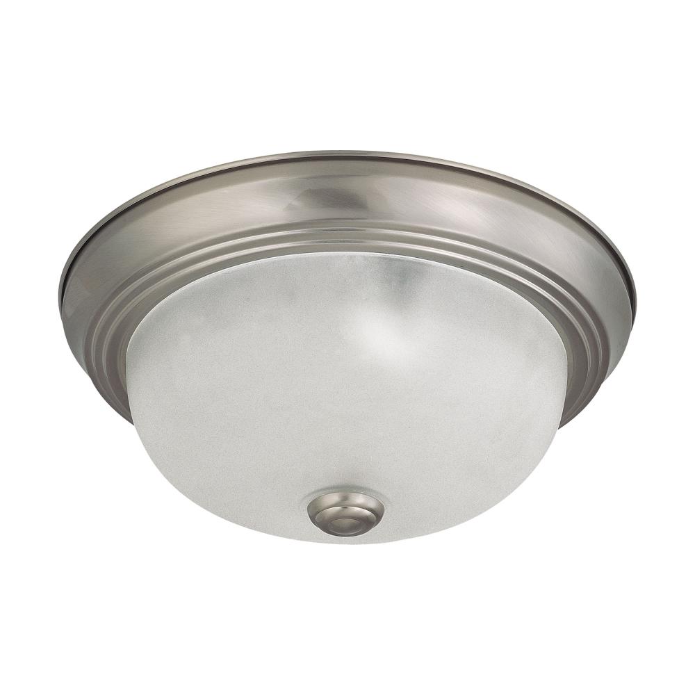 2 LIGHT 11&#34; FLUSH MOUNT<span class=' ItemWarning' style='display:block;'>Item is usually in stock, but we&#39;ll be in touch if there&#39;s a problem<br /></span>