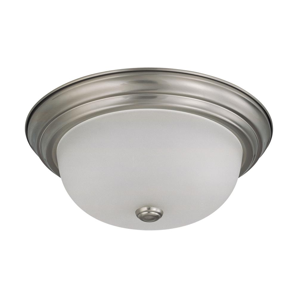 2 LIGHT 13&#34; FLUSH MOUNT<span class=' ItemWarning' style='display:block;'>Item is usually in stock, but we&#39;ll be in touch if there&#39;s a problem<br /></span>