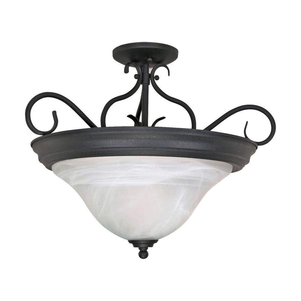 CASTILLO 3 LT SEMI FLUSH<span class=' ItemWarning' style='display:block;'>Item is usually in stock, but we&#39;ll be in touch if there&#39;s a problem<br /></span>