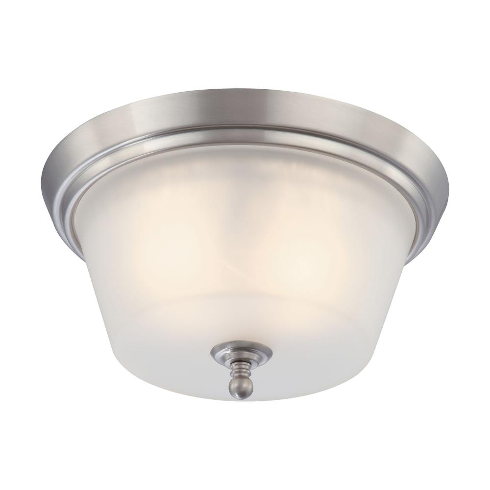 SURREY 2 LIGHT FLUSH DOME<span class=' ItemWarning' style='display:block;'>Item is usually in stock, but we&#39;ll be in touch if there&#39;s a problem<br /></span>