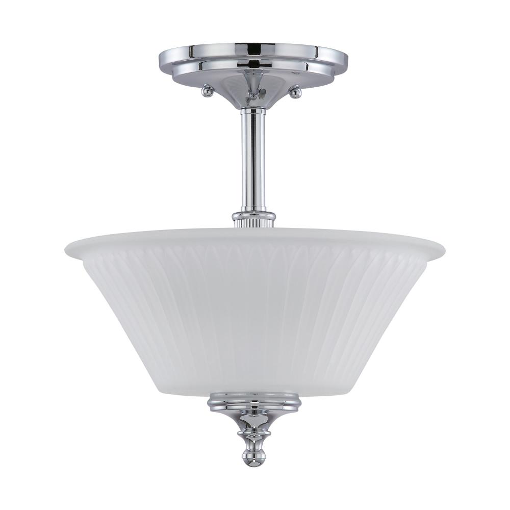 TELLER 2 LIGHT SEMI-FLUSH<span class=' ItemWarning' style='display:block;'>Item is usually in stock, but we&#39;ll be in touch if there&#39;s a problem<br /></span>