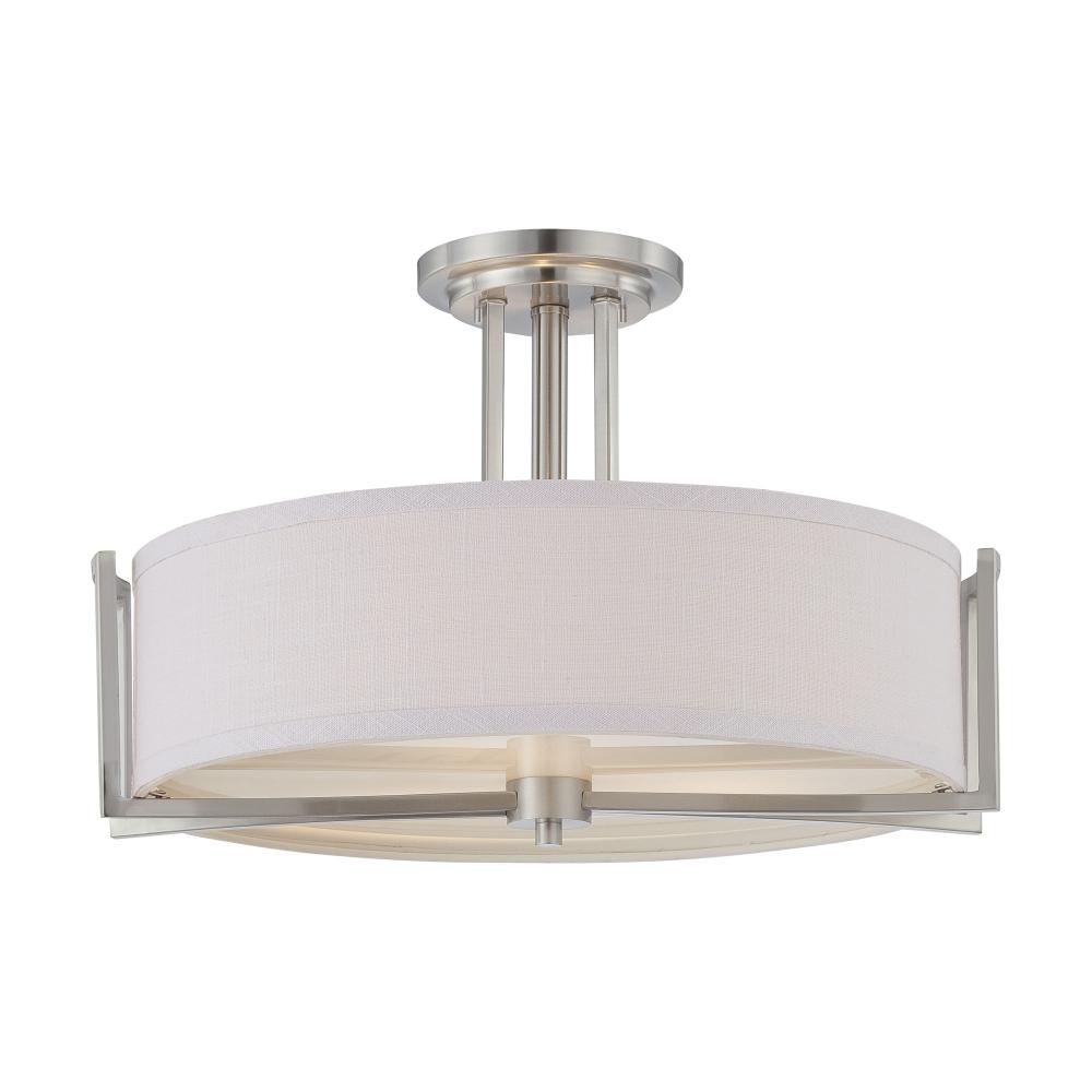 GEMINI 3 LIGHT SEMI-FLUSH<span class=' ItemWarning' style='display:block;'>Item is usually in stock, but we&#39;ll be in touch if there&#39;s a problem<br /></span>