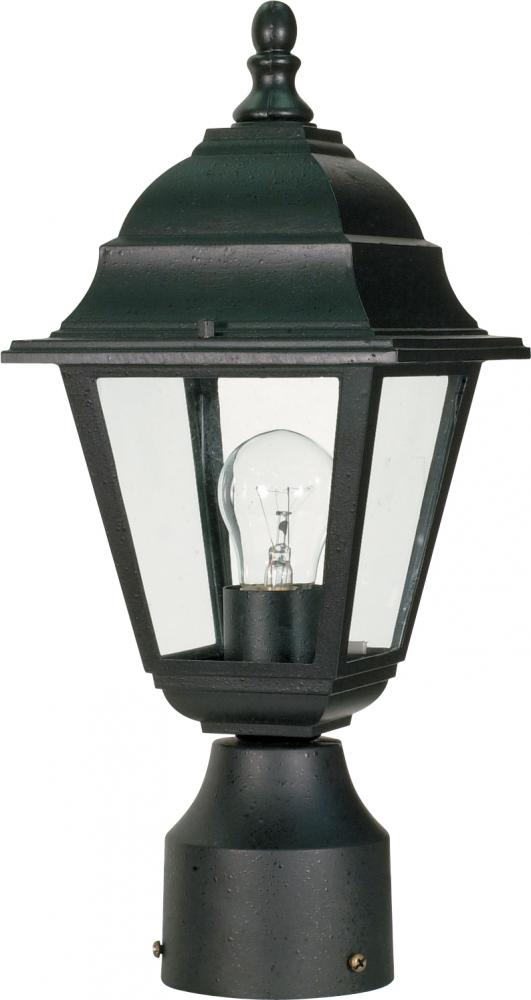 BRITON 1 LT 14&#34; POST LANTERN<span class=' ItemWarning' style='display:block;'>Item is usually in stock, but we&#39;ll be in touch if there&#39;s a problem<br /></span>