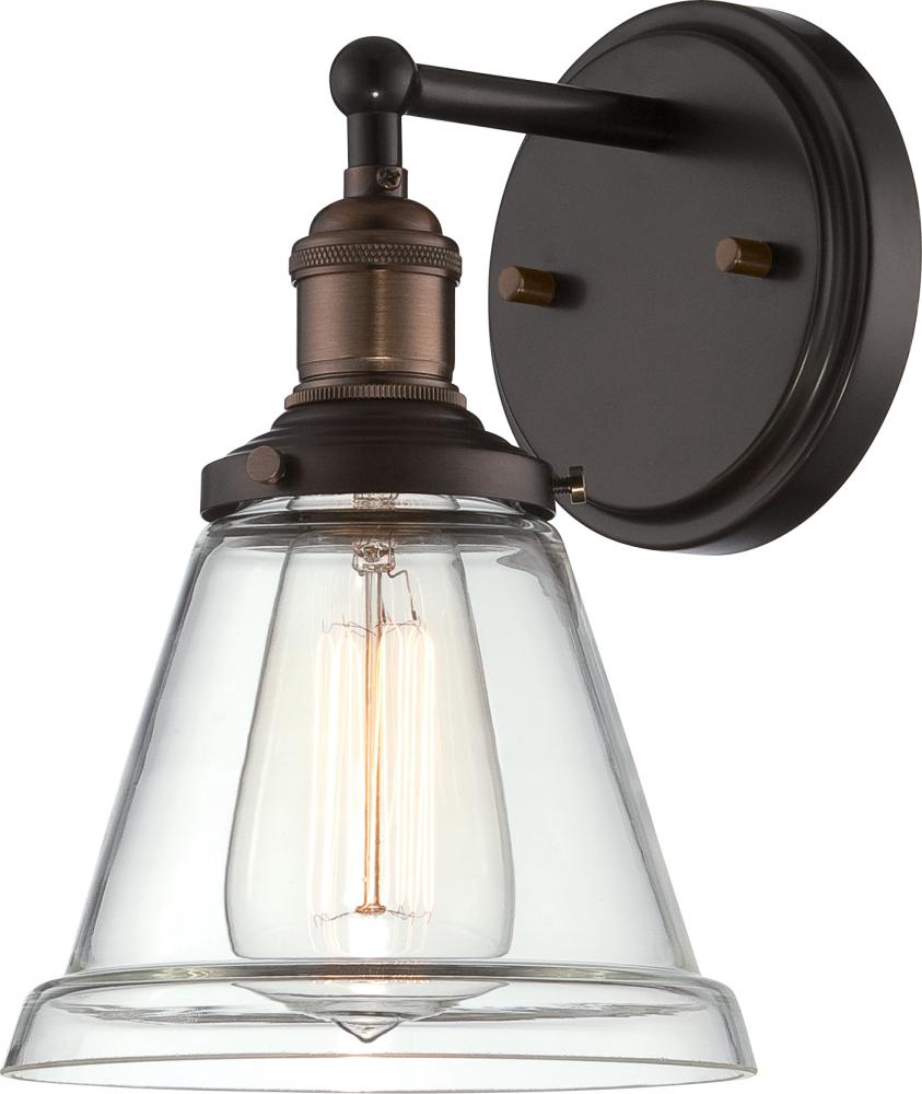 1 LT VINTAGE WALL SCONCE<span class=' ItemWarning' style='display:block;'>Item is usually in stock, but we&#39;ll be in touch if there&#39;s a problem<br /></span>