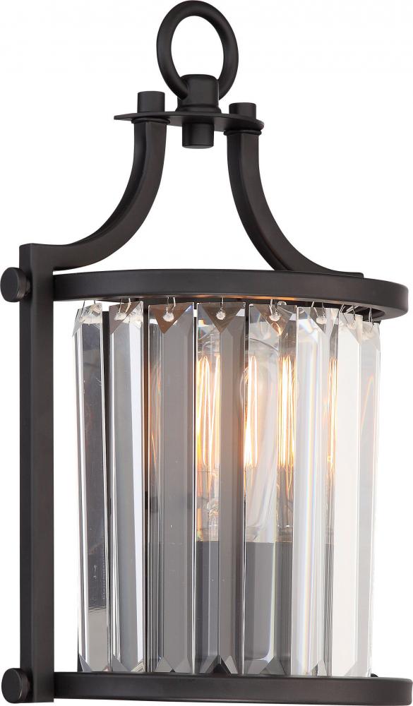 KRYS 1 LIGHT WALL SCONCE<span class=' ItemWarning' style='display:block;'>Item is usually in stock, but we&#39;ll be in touch if there&#39;s a problem<br /></span>