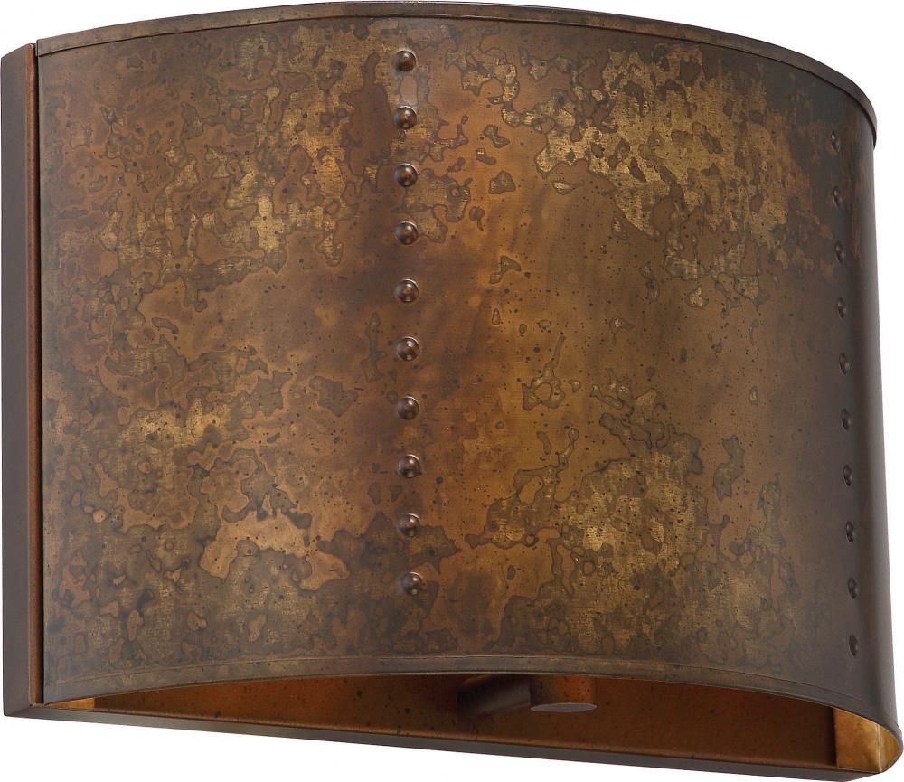 KETTLE 1 LIGHT WALL SCONCE<span class=' ItemWarning' style='display:block;'>Item is usually in stock, but we&#39;ll be in touch if there&#39;s a problem<br /></span>