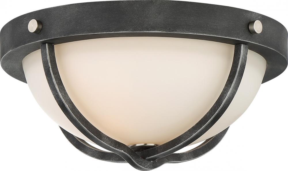 SHERWOOD 2 LIGHT FLUSH MOUNT<span class=' ItemWarning' style='display:block;'>Item is usually in stock, but we&#39;ll be in touch if there&#39;s a problem<br /></span>