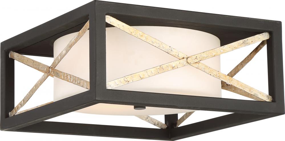 BOXER 2 LIGHT FLUSH MOUNT<span class=' ItemWarning' style='display:block;'>Item is usually in stock, but we&#39;ll be in touch if there&#39;s a problem<br /></span>