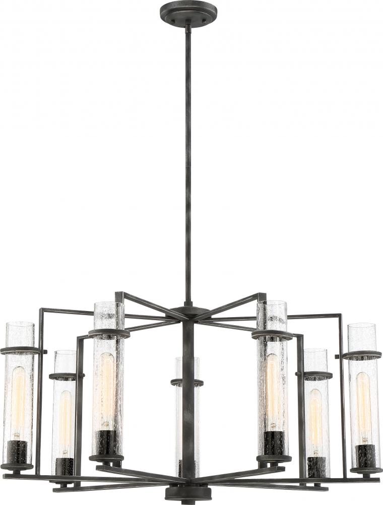 DONZI - 7 LIGHT CHANDELIER<span class=' ItemWarning' style='display:block;'>Item is usually in stock, but we&#39;ll be in touch if there&#39;s a problem<br /></span>