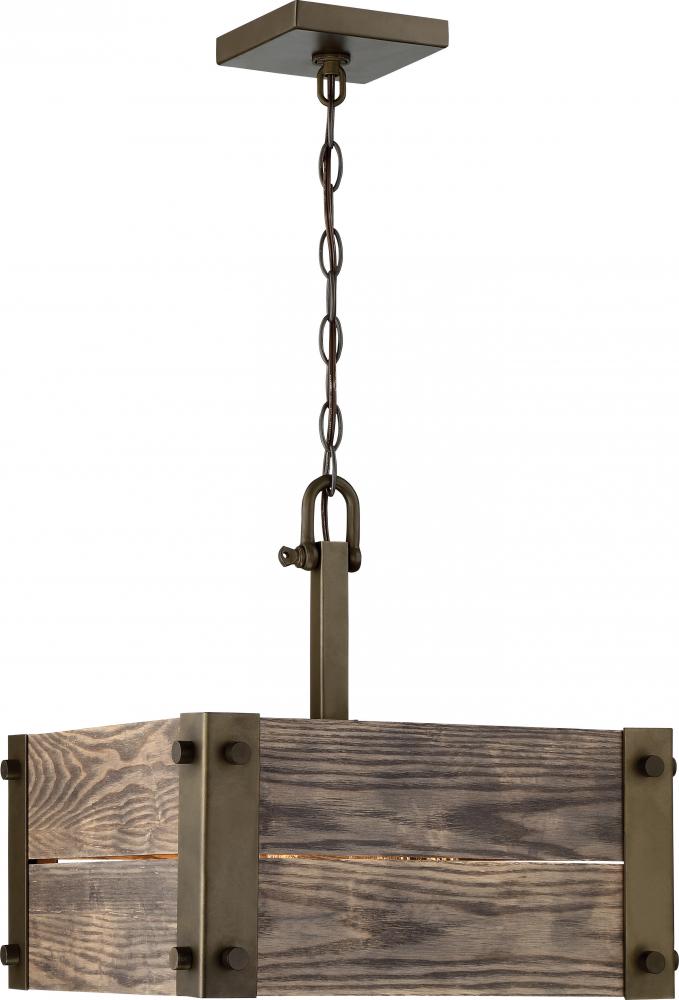 WINCHESTER 4 LIGHT PENDANT<span class=' ItemWarning' style='display:block;'>Item is usually in stock, but we&#39;ll be in touch if there&#39;s a problem<br /></span>