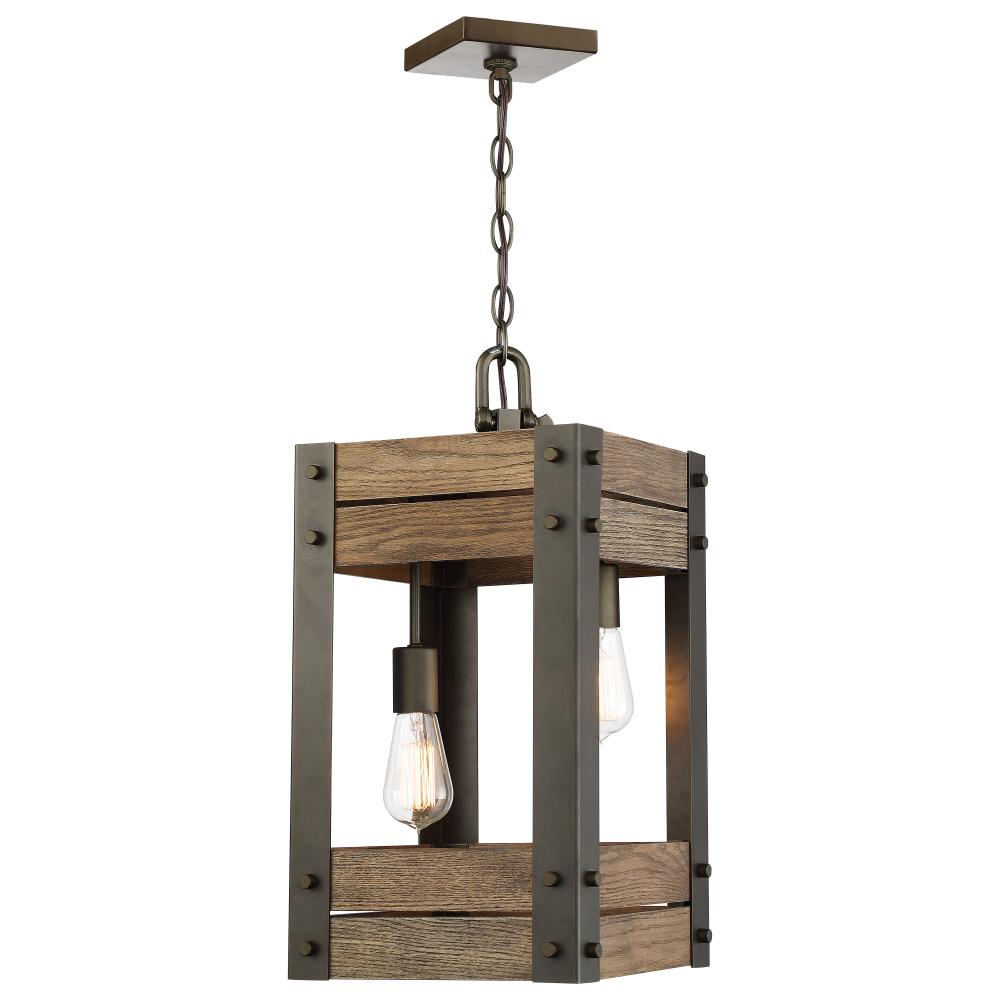 WINCHESTER 2 LIGHT PENDANT<span class=' ItemWarning' style='display:block;'>Item is usually in stock, but we&#39;ll be in touch if there&#39;s a problem<br /></span>