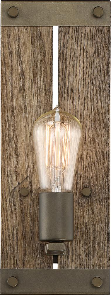 WINCHESTER 1 LIGHT WALL SCONCE<span class=' ItemWarning' style='display:block;'>Item is usually in stock, but we&#39;ll be in touch if there&#39;s a problem<br /></span>