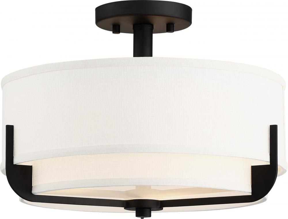 FRANKIE 3 LIGHT SEMI FLUSH<span class=' ItemWarning' style='display:block;'>Item is usually in stock, but we&#39;ll be in touch if there&#39;s a problem<br /></span>