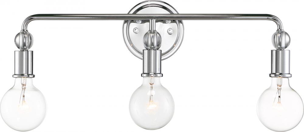 BOUNCE 3 LIGHT VANITY<span class=' ItemWarning' style='display:block;'>Item is usually in stock, but we&#39;ll be in touch if there&#39;s a problem<br /></span>