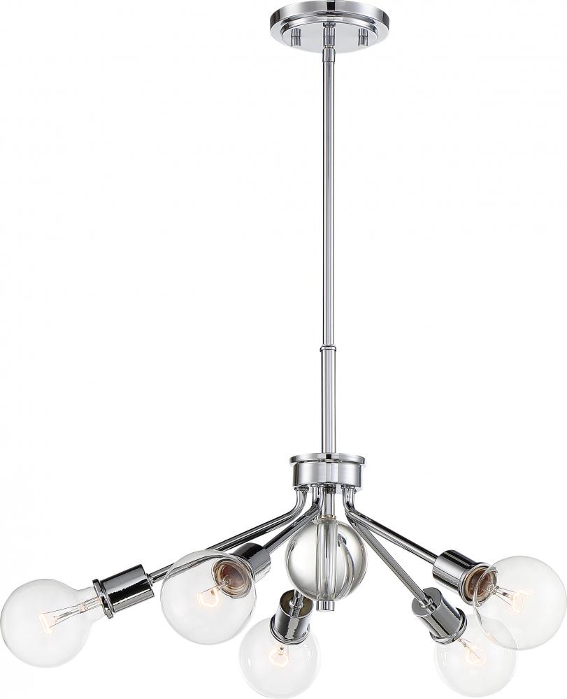 BOUNCE 5 LIGHT PENDANT<span class=' ItemWarning' style='display:block;'>Item is usually in stock, but we&#39;ll be in touch if there&#39;s a problem<br /></span>