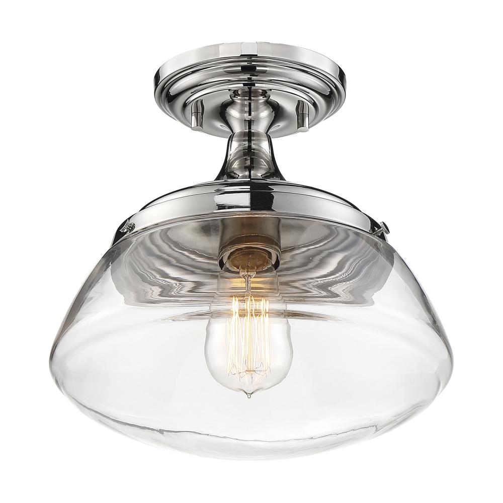 KEW 1 LIGHT SEMI FLUSH<span class=' ItemWarning' style='display:block;'>Item is usually in stock, but we&#39;ll be in touch if there&#39;s a problem<br /></span>