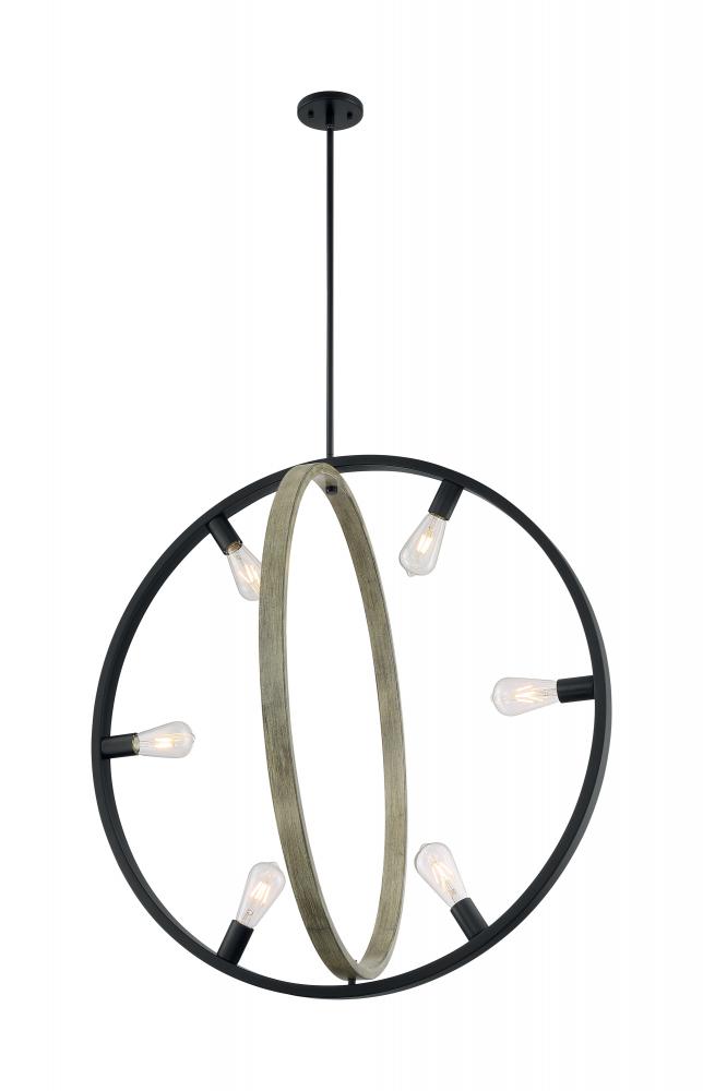 AUGUSTA 6 LIGHT PENDANT<span class=' ItemWarning' style='display:block;'>Item is usually in stock, but we&#39;ll be in touch if there&#39;s a problem<br /></span>