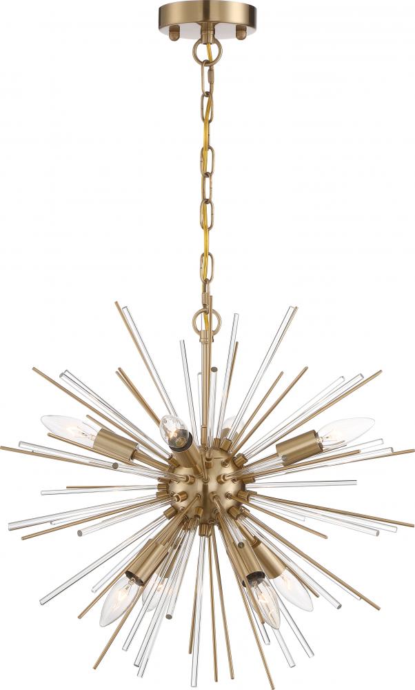 CIRRUS 8 LIGHT CHANDELIER<span class=' ItemWarning' style='display:block;'>Item is usually in stock, but we&#39;ll be in touch if there&#39;s a problem<br /></span>