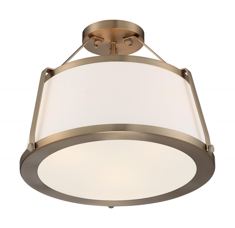 CUTTY 3LT SEMI FLUSH<span class=' ItemWarning' style='display:block;'>Item is usually in stock, but we&#39;ll be in touch if there&#39;s a problem<br /></span>