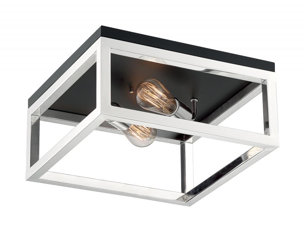 CAKEWALK 2 LIGHT FLUSH MOUNT<span class=' ItemWarning' style='display:block;'>Item is usually in stock, but we&#39;ll be in touch if there&#39;s a problem<br /></span>