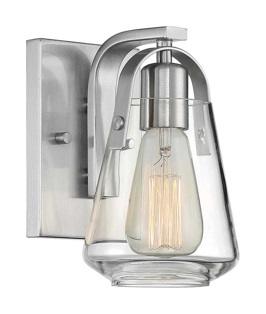 SKYBRIDGE 1 LIGHT VANITY<span class=' ItemWarning' style='display:block;'>Item is usually in stock, but we&#39;ll be in touch if there&#39;s a problem<br /></span>