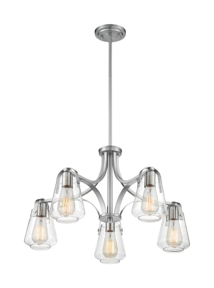 SKYBRIDGE 5 LIGHT CHANDELIER<span class=' ItemWarning' style='display:block;'>Item is usually in stock, but we&#39;ll be in touch if there&#39;s a problem<br /></span>