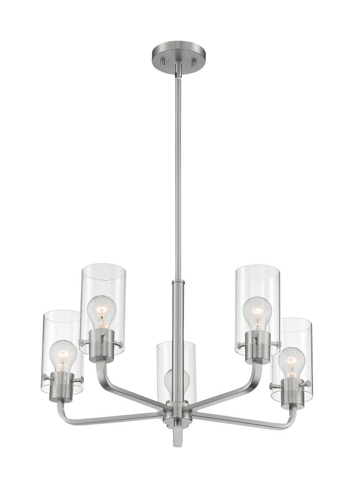 SOMMERSET 5 LIGHT CHANDELIER<span class=' ItemWarning' style='display:block;'>Item is usually in stock, but we&#39;ll be in touch if there&#39;s a problem<br /></span>