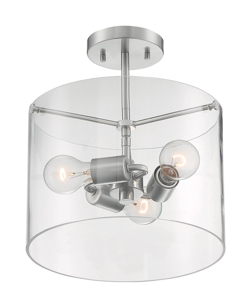 SOMMERSET 3 LIGHT SEMI FLUSH<span class=' ItemWarning' style='display:block;'>Item is usually in stock, but we&#39;ll be in touch if there&#39;s a problem<br /></span>