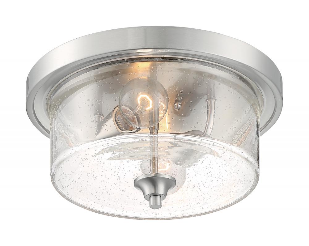 BRANSEL 2 LIGHT FLUSH MOUNT<span class=' ItemWarning' style='display:block;'>Item is usually in stock, but we&#39;ll be in touch if there&#39;s a problem<br /></span>