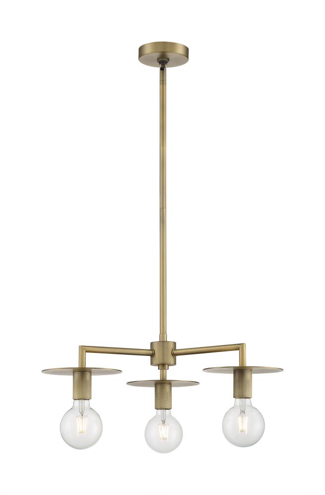 BIZET 3 LIGHT CHANDELIER<span class=' ItemWarning' style='display:block;'>Item is usually in stock, but we&#39;ll be in touch if there&#39;s a problem<br /></span>