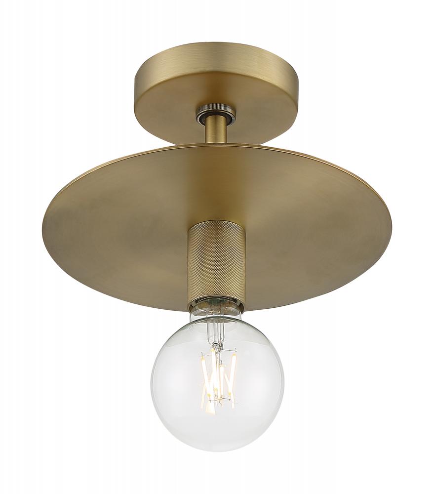 BIZET 1 LIGHT SEMI FLUSH<span class=' ItemWarning' style='display:block;'>Item is usually in stock, but we&#39;ll be in touch if there&#39;s a problem<br /></span>